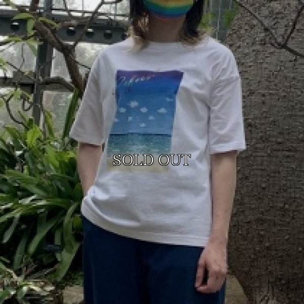 画像1: [cocora]トップス・Tシャツ 風景柄ワイドTシャツ (1)